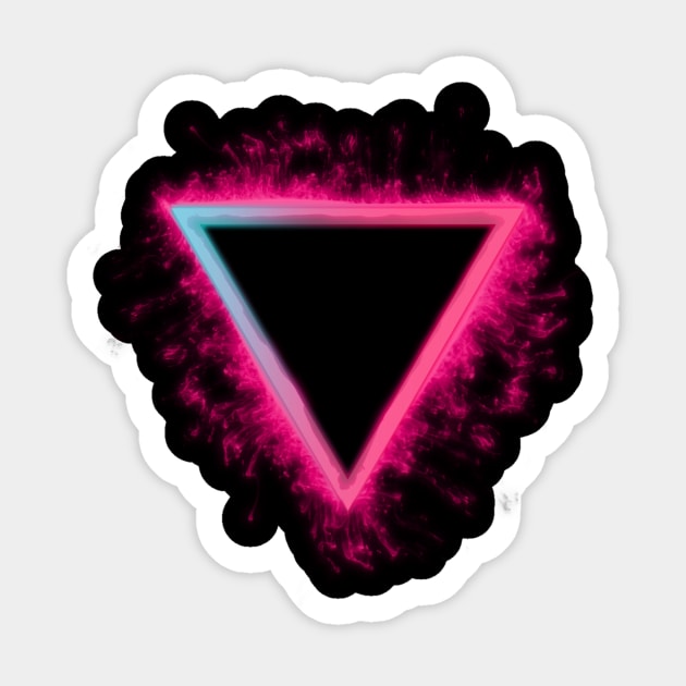 triangle Sticker by Zimmer store